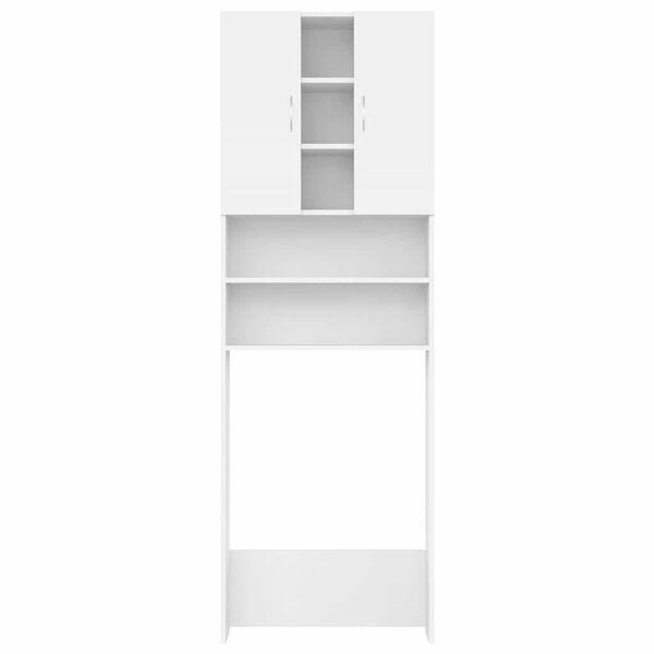 vidaXL Washing Machine Cabinet White 25.2x10.0x74.8"