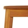 vidaXL Garden Table Natural Wood Solid acacia wood Large Durable