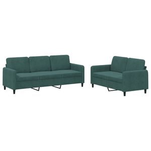 vidaXL Sofa Set Dark green
