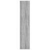 vidaXL Wall Shelf Grey Sonoma Engineered wood Medium Storage