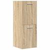vidaXL Bathroom Furniture Set Sonoma oak Engineered wood