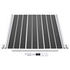 vidaXL Fence Panel Set WPC 207.1"x73.2" Black