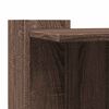 vidaXL Cat Litter Box Enclosure Brown Oak Engineered Wood Compact