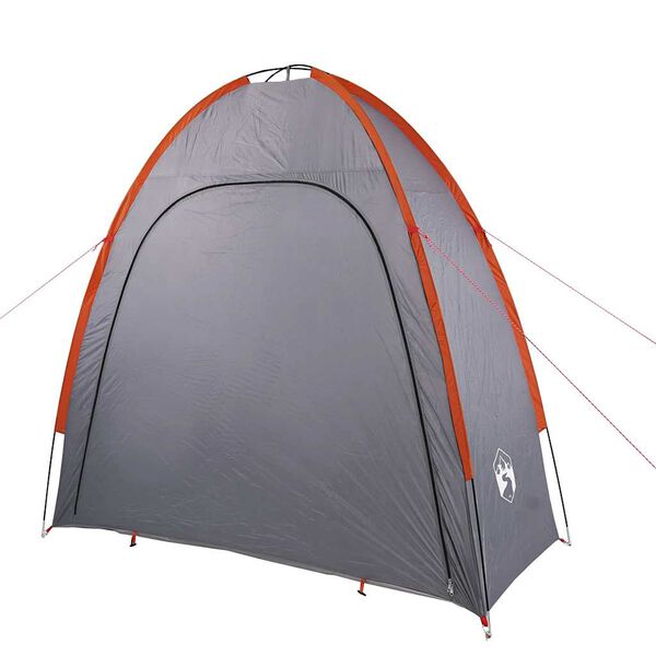 vidaXL Storage Tent Gray and Orange Waterproof