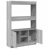 vidaXL Highboard Grey Sonoma Engineered Wood Tall Highboard