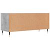 vidaXL TV Cabinet Concrete Grey Engineered Wood Medium TV Cabinet