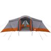 vidaXL Tents with Roof Gray and orange 721 x 335 x 212 cm Polyester