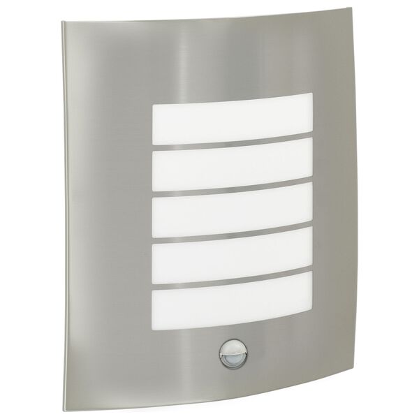 vidaXL Outdoor Wall Light Silver 23.5 x 9 x 26 cm