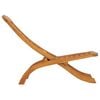 vidaXL Garden Chair Teak Fine sanded teak hardwood Standard Collapsible