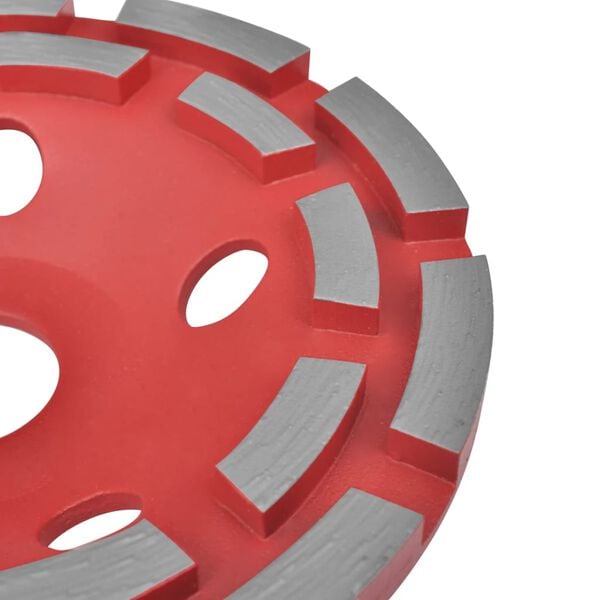 vidaXL Diamond Grinding Cup Wheel Double Row 7.09 "