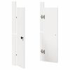 vidaXL Kitchen Door White 19.69 x 3.54 x 32.28 in Solid Pine wood