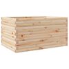 vidaXL Garden Planter Natural Wood Solid Pine Wood Large