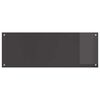 vidaXL Kitchen Backsplash 2 pcs Dark Grey 43.31 x 15.75 in