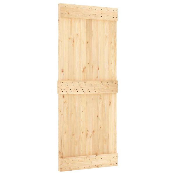 vidaXL Door NARVIK 33.5"x82.7" Solid Wood Pine