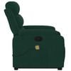 vidaXL Stand Up Massage Recliner Chair Dark Green