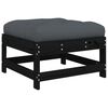 vidaXL Garden Lounge Set Black