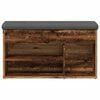 vidaXL Shoe Bench Old wood Engineered wood Medium Shoe Bench