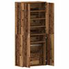vidaXL Shoe Cabinet with Door Brown 80 x 39 x 180 cm Engineered wood