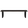 vidaXL Basin Shelf Wall Mounted Steel and Solid Wood Oak
