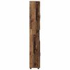 vidaXL Bathroom Cabinet Set TULUM Old Wood 14.57 x 12.40 x 79.92 in