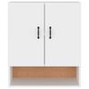 vidaXL Floating Cabinet White Engineered Wood Medium Wall Cabinet