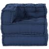 vidaXL Modular Corner Sofa Indigo 27.56 x 27.56 x 22.05 in Fabric