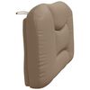 vidaXL Headboard Cushion Cappuccino