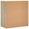 vidaXL Sideboard Sonoma oak Engineered wood 31.1 x 15.0 x 31.5 in
