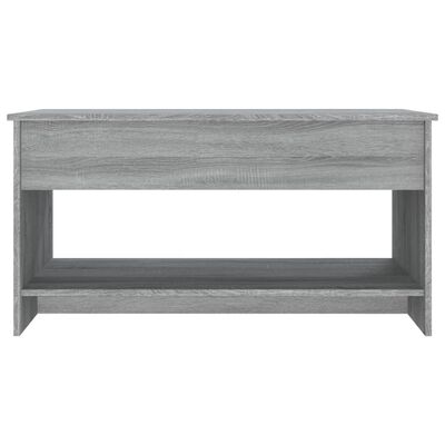 vidaXL Coffee Table Gray Sonoma 40.2"x19.7"x20.7" Engineered Wood