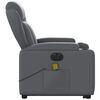 vidaXL Electric Stand Up Massage Recliner Chair Grey