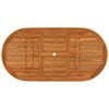 vidaXL Garden Dining Set Reddish-Brown Solid Eucalyptus Wood Medium