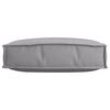 vidaXL Cushion Grey 23.62 x 23.62 x 4.72 in Oxford Fabric