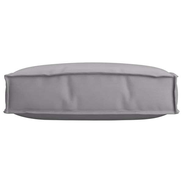 vidaXL Cushion Grey 23.62 x 23.62 x 4.72 in Oxford Fabric