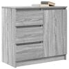 vidaXL Sideboard Grey Sonoma Engineered wood Medium