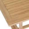 vidaXL Garden Table Natural Teak Solid Teak Wood Large Extendable