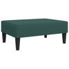 vidaXL Sofa Set Dark Green Velvet (100% polyester), wood, plastic Compact