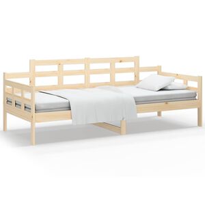 vidaXL Day Bed Natural wood Solid pine wood, plywood 35.4x78.7 in