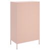 vidaXL Highboard Pink Steel Medium Highboard Rectangular Industrial