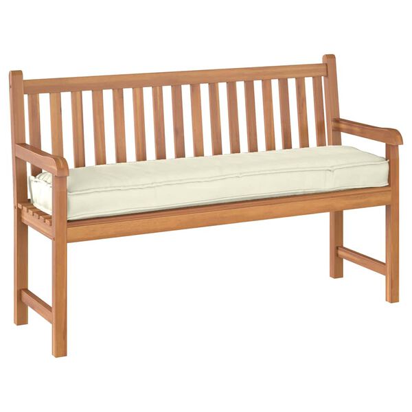 vidaXL Pallet Cushion for Bench Cream 150 x 40 x 8 cm Oxford Fabric