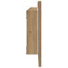 vidaXL Bathroom Mirror Artisan oak Engineered wood, glass