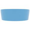 vidaXL Luxury Wash Basin with Overflow Matt Light Blue 14.2x5.1" Ceramic