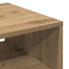 vidaXL Coffee Table Artisan Oak Engineered Wood 15.7 x 15.7 x 16.9 in