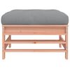 vidaXL Garden Footstool Grey Douglas Wood Medium Modular