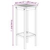 vidaXL Garden Bar Set Natural Wood Solid Acacia wood Large Durable