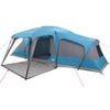 vidaXL Family Tent with Porch Dome 9-Person Blue Waterproof