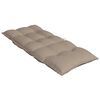 vidaXL Highback Chair Cushion Set of 6 Taupe