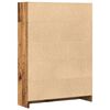 vidaXL Bookcase Old wood Engineered wood Medium Bookcase Rectangular