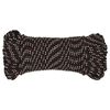 vidaXL Boat Rope Black 0.20 " 164.0 ' Polypropylene