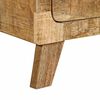 vidaXL Nightstand Rough Mango Solid Mango Wood 15.7x12.6x18.1 in