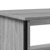 vidaXL Coffee Table Grey Sonoma Engineered Wood, Metal Medium